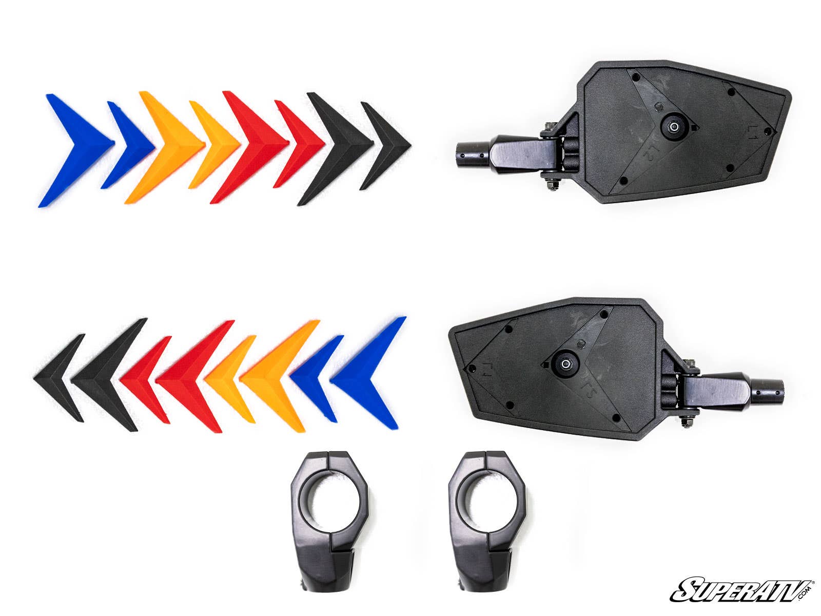 Kawasaki Teryx KRX Seeker Side View Mirrors Grayson Motorsports