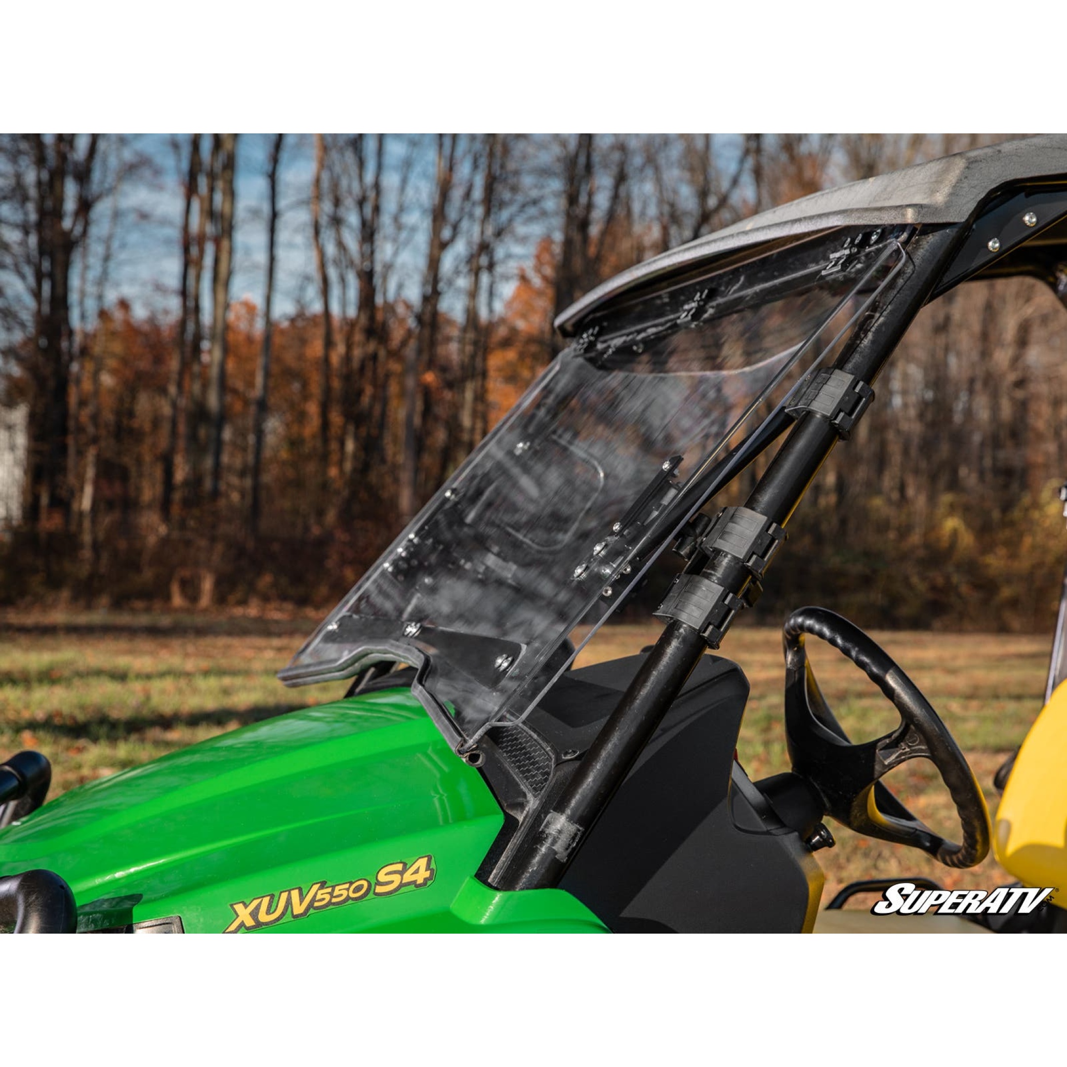 John Deere Gator XUV560 ScratchResistant Flip Windshield Grayson
