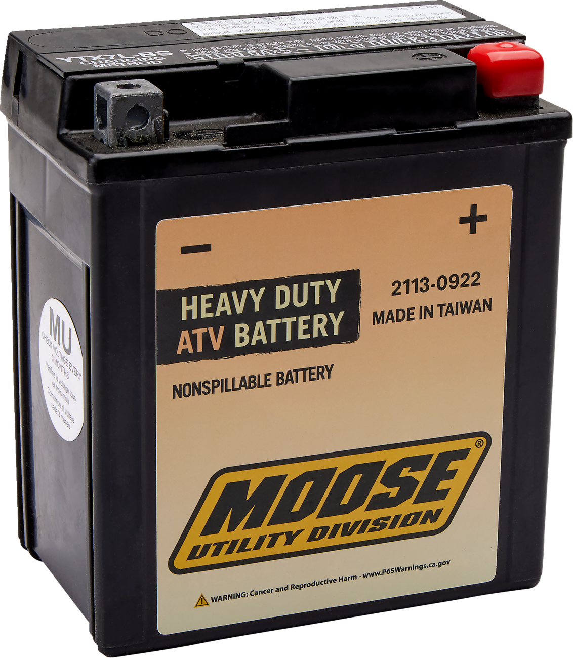 MOOSE UTILITY Factory-Activated AGM Maintenance-Free Battery