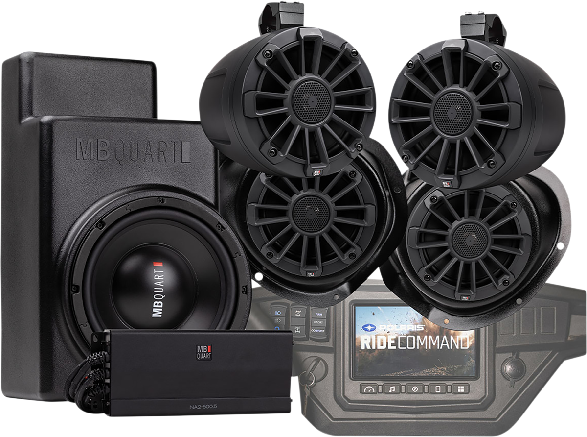 MB QUART Stage 5 Tuned Audio System for Ride Command