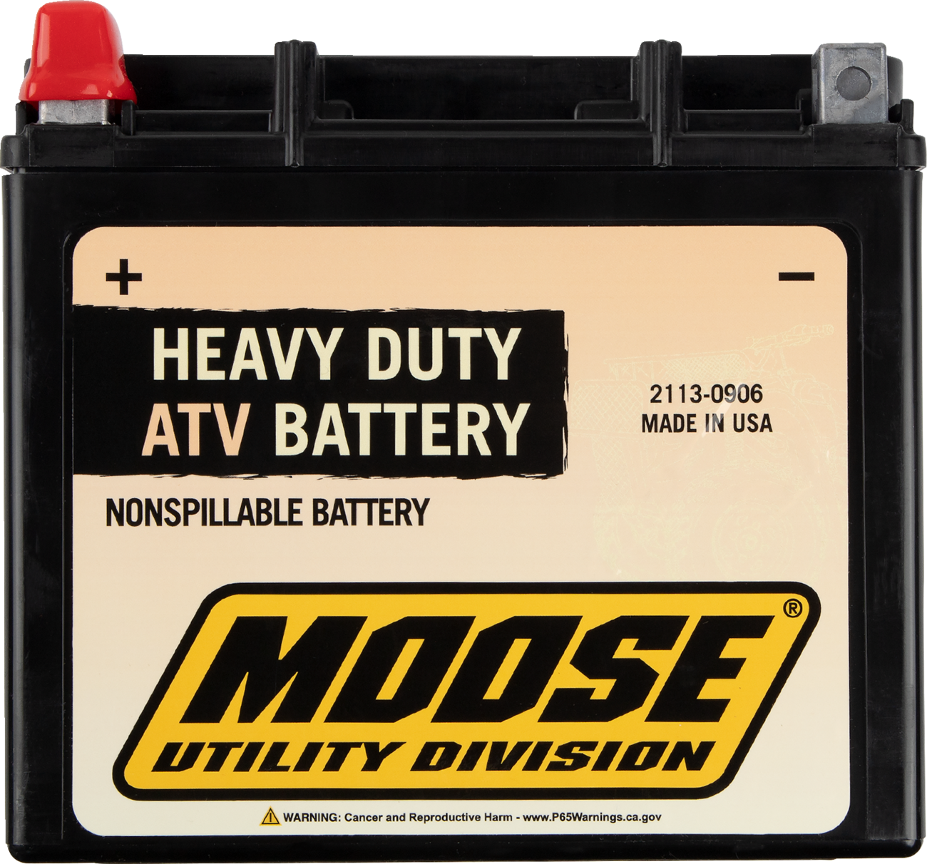 MOOSE UTILITY Factory-Activated AGM Maintenance-Free Battery