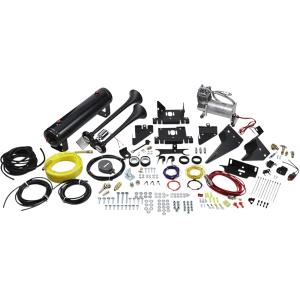 KLEINN Direct-Fit Onboard Air System and Dual Air Horn Kit for RZR 1000