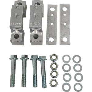 RIVCO PRODUCTS Rear Sway Bar Bushing Clamps For Polaris RZR